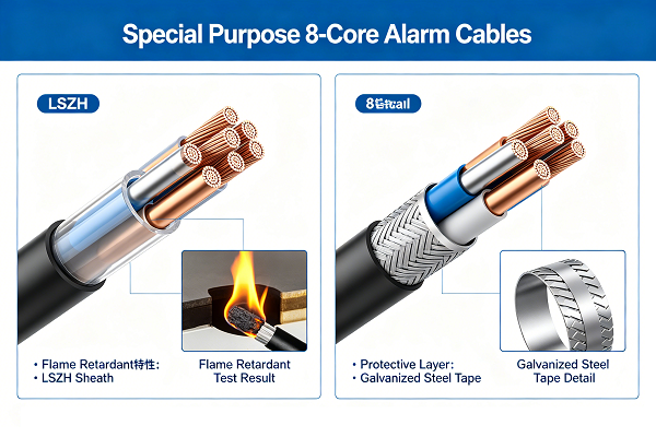 specialized alarm cable types