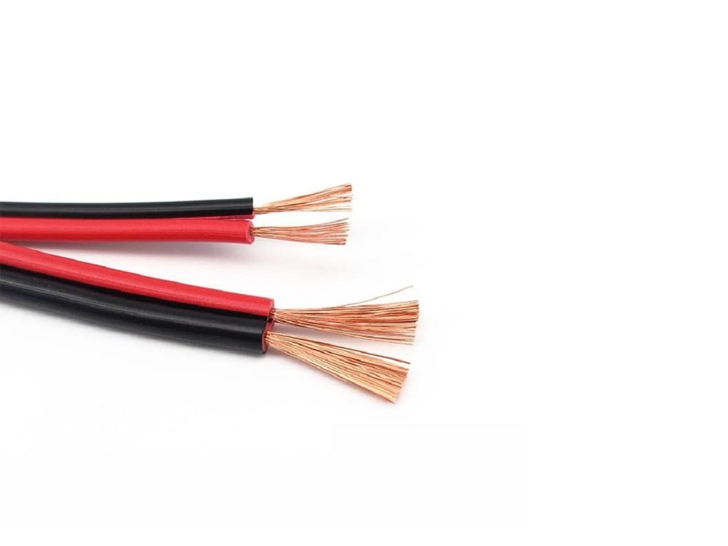 Red and Black Speaker Cable