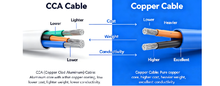 CCA Cable vs Copper Cable: Which One Should You Choose for Your Project?