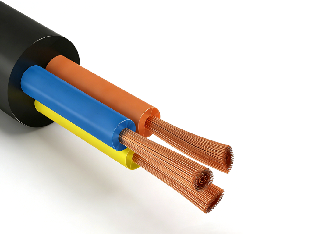 3 Cores Power Cable