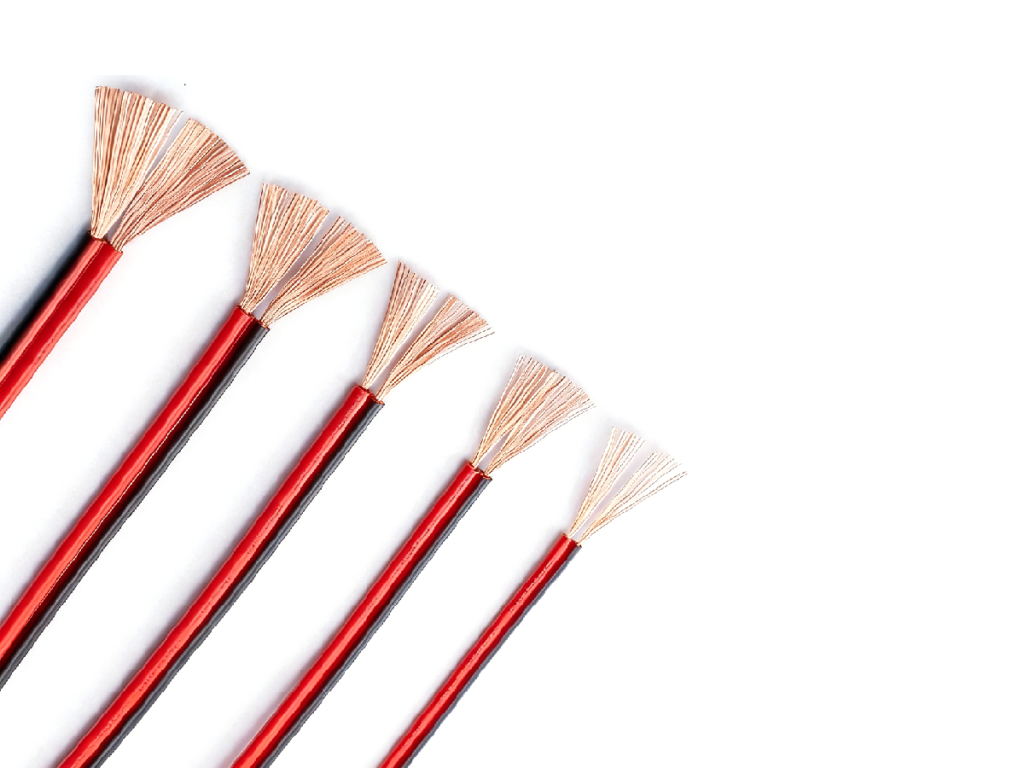 Red and Black Speaker Cable