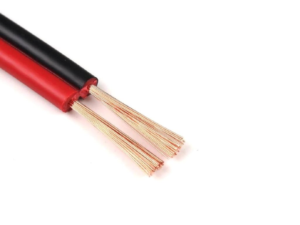 Red and Black Speaker Cable