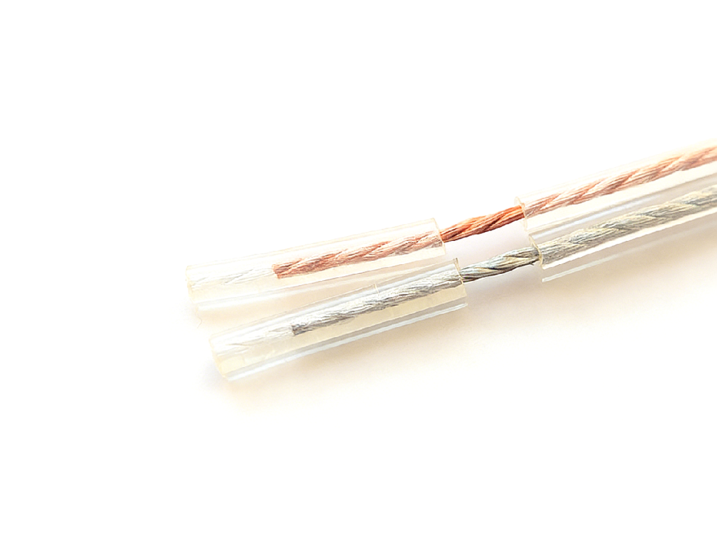Gold Silver Speaker Cable
